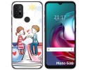 Funda Gel Tpu para Motorola Moto G10 / G20 / G30 diseño Café Dibujos