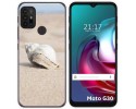 Funda Gel Tpu para Motorola Moto G10 / G20 / G30 diseño Concha Dibujos