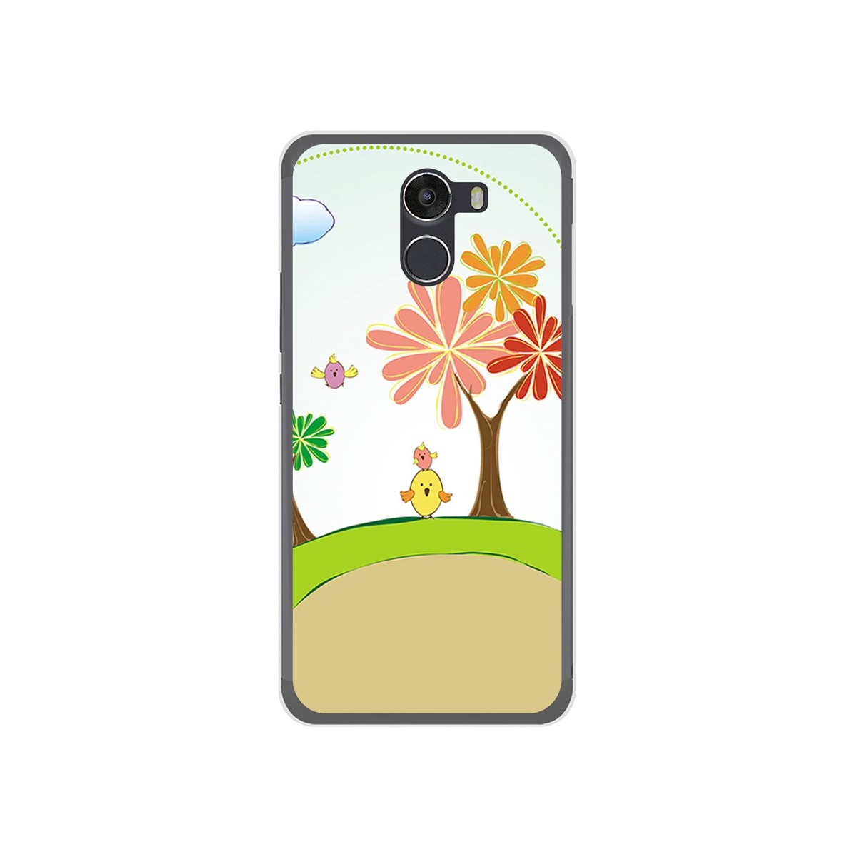 Funda Gel Tpu para Wileyfox Swift 2 Diseño Primavera Dibujos