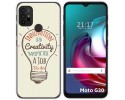 Funda Gel Tpu para Motorola Moto G10 / G20 / G30 diseño Creativity Dibujos