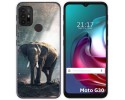 Funda Gel Tpu para Motorola Moto G10 / G20 / G30 diseño Elefante Dibujos