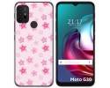Funda Gel Tpu para Motorola Moto G10 / G20 / G30 diseño Flores Dibujos