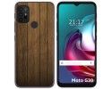 Funda Gel Tpu para Motorola Moto G10 / G20 / G30 diseño Madera Dibujos
