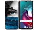 Funda Gel Tpu para Motorola Moto G10 / G20 / G30 diseño Ojo Dibujos