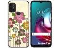 Funda Gel Tpu para Motorola Moto G10 / G20 / G30 diseño Primavera En Flor Dibujos