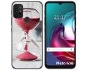 Funda Gel Tpu para Motorola Moto G10 / G20 / G30 diseño Reloj Dibujos