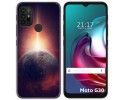 Funda Gel Tpu para Motorola Moto G10 / G20 / G30 diseño Tierra Dibujos
