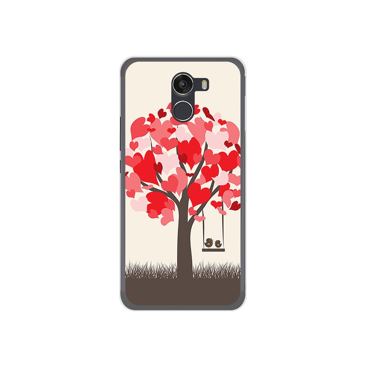 Funda Gel Tpu para Wileyfox Swift 2 Diseño Pajaritos Dibujos