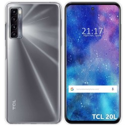 Funda Silicona Gel TPU Transparente para TCL 20L / 20L+