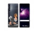 Funda Gel Transparente para TCL 20 Pro 5G diseño Avestruz Dibujos