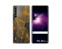 Funda Gel Transparente para TCL 20 Pro 5G diseño Hojas Dibujos