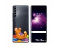 Funda Gel Transparente para TCL 20 Pro 5G diseño Leopardo Dibujos