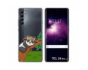Funda Gel Transparente para TCL 20 Pro 5G diseño Panda Dibujos