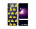 Funda Gel Transparente para TCL 20 Pro 5G diseño Pato Dibujos