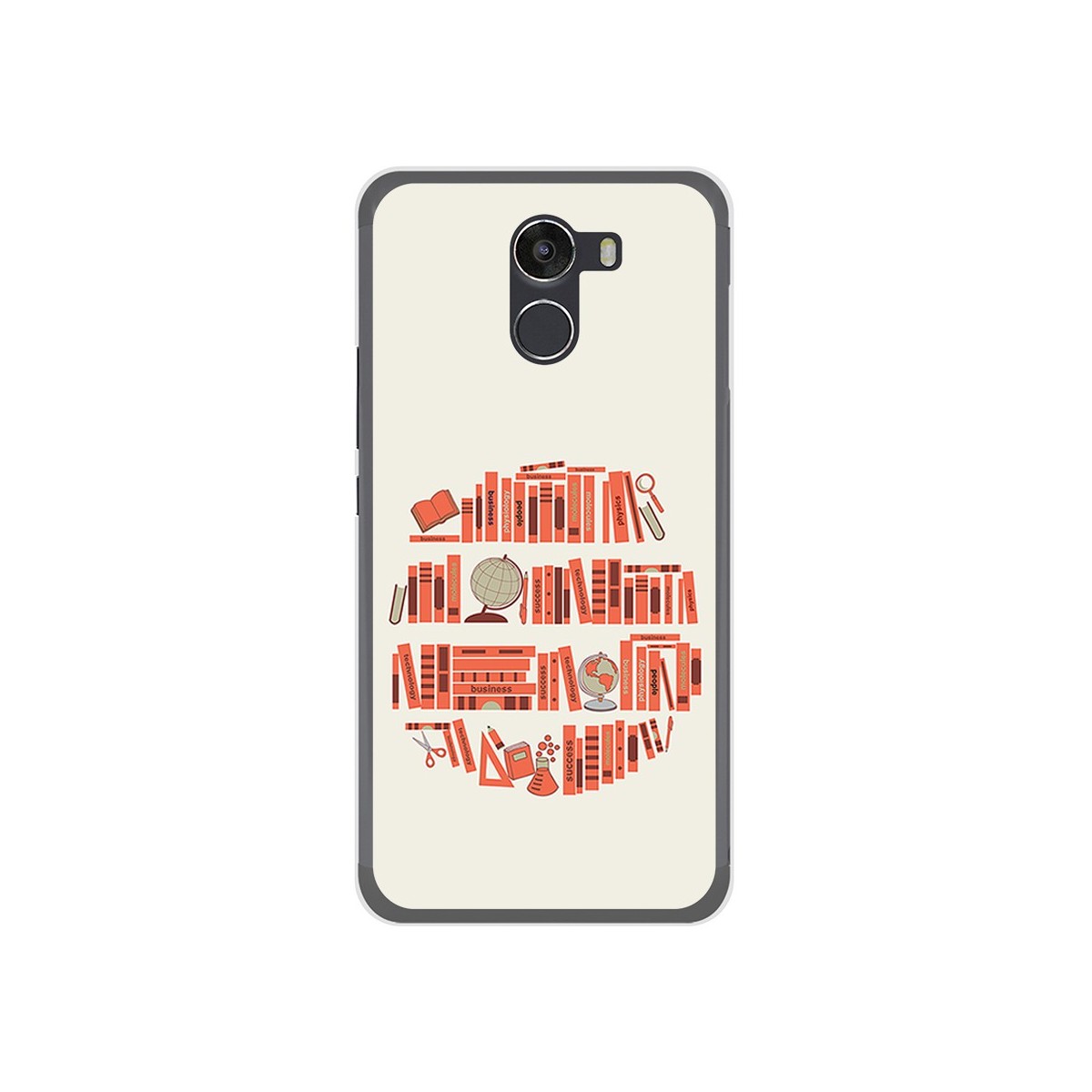 Funda Gel Tpu para Wileyfox Swift 2 Diseño Mundo Libro Dibujos