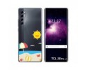 Funda Gel Transparente para TCL 20 Pro 5G diseño Playa Dibujos