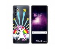 Funda Gel Transparente para TCL 20 Pro 5G diseño Unicornio Dibujos