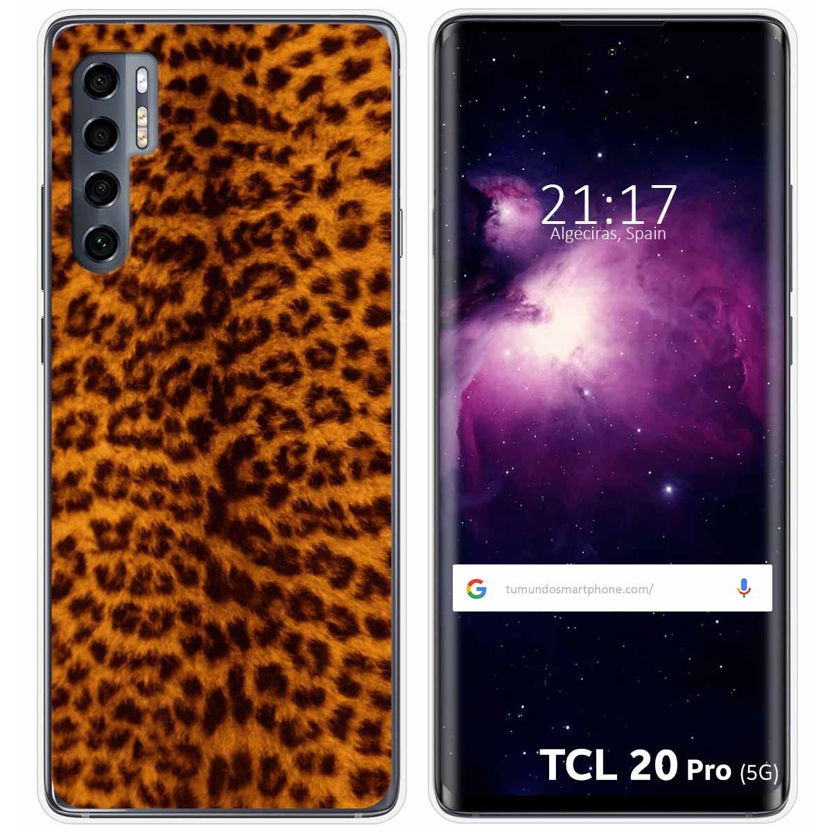 Funda Gel Tpu para TCL 20 Pro 5G diseño Animal 03 Dibujos