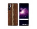 Funda Gel Tpu para TCL 20 Pro 5G diseño Cuero 01 Dibujos