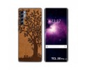 Funda Gel Tpu para TCL 20 Pro 5G diseño Cuero 03 Dibujos