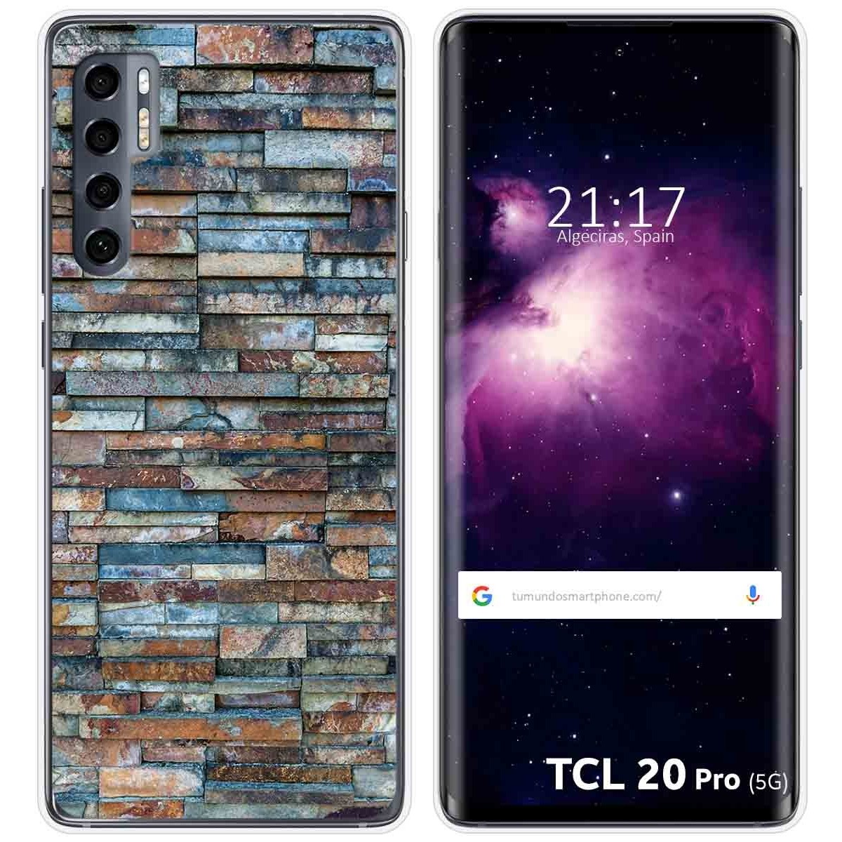 Funda Gel Tpu para TCL 20 Pro 5G diseño Ladrillo 05 Dibujos