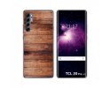 Funda Gel Tpu para TCL 20 Pro 5G diseño Madera 02 Dibujos