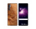 Funda Gel Tpu para TCL 20 Pro 5G diseño Madera 04 Dibujos