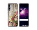 Funda Gel Tpu para TCL 20 Pro 5G diseño Madera 08 Dibujos