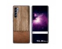 Funda Gel Tpu para TCL 20 Pro 5G diseño Madera 09 Dibujos