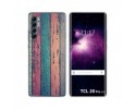 Funda Gel Tpu para TCL 20 Pro 5G diseño Madera 10 Dibujos
