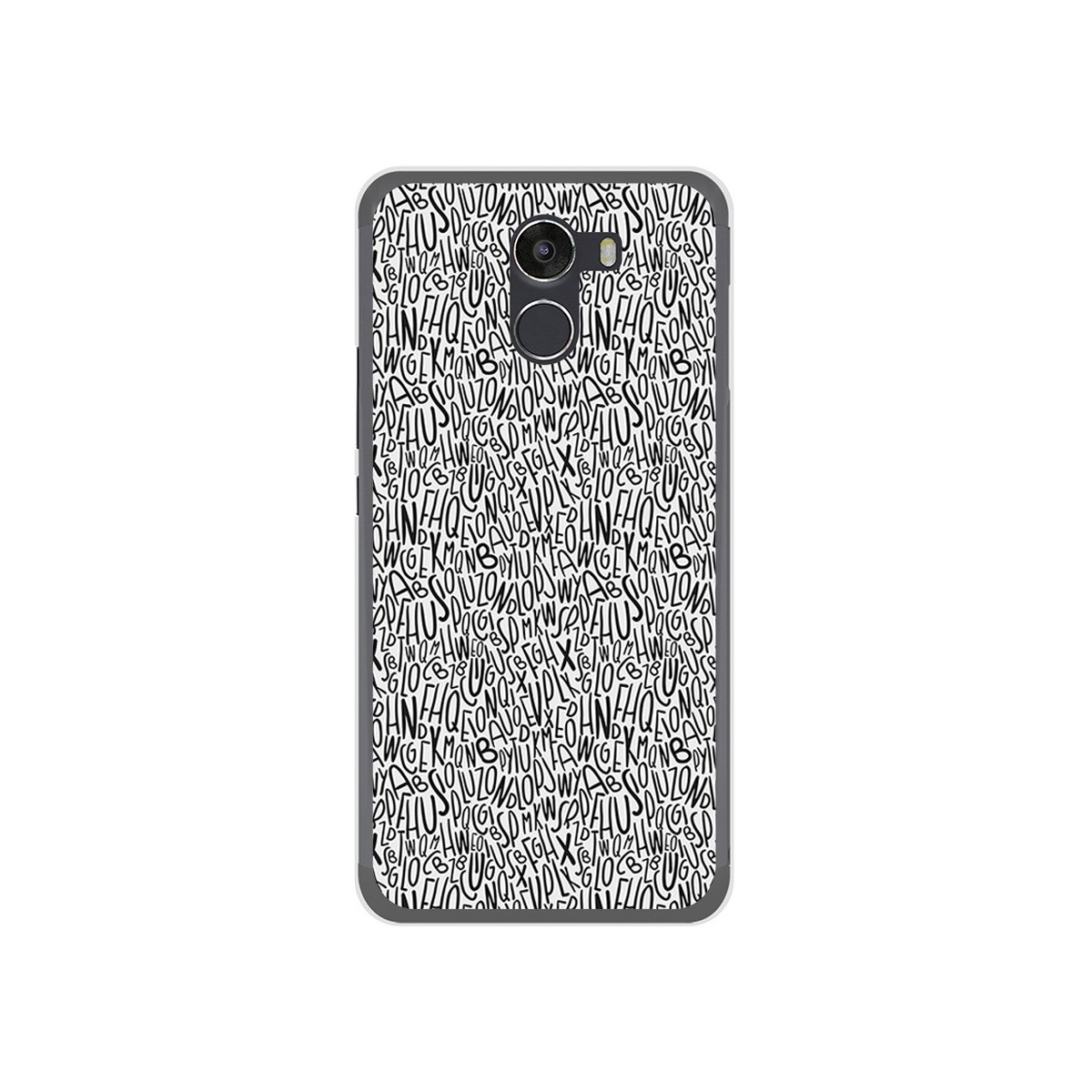 Funda Gel Tpu para Wileyfox Swift 2 Diseño Letras Dibujos