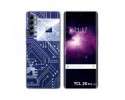 Funda Gel Tpu para TCL 20 Pro 5G diseño Circuito Dibujos