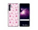 Funda Gel Tpu para TCL 20 Pro 5G diseño Flores Dibujos