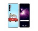 Funda Gel Tpu para TCL 20 Pro 5G diseño Furgoneta Dibujos