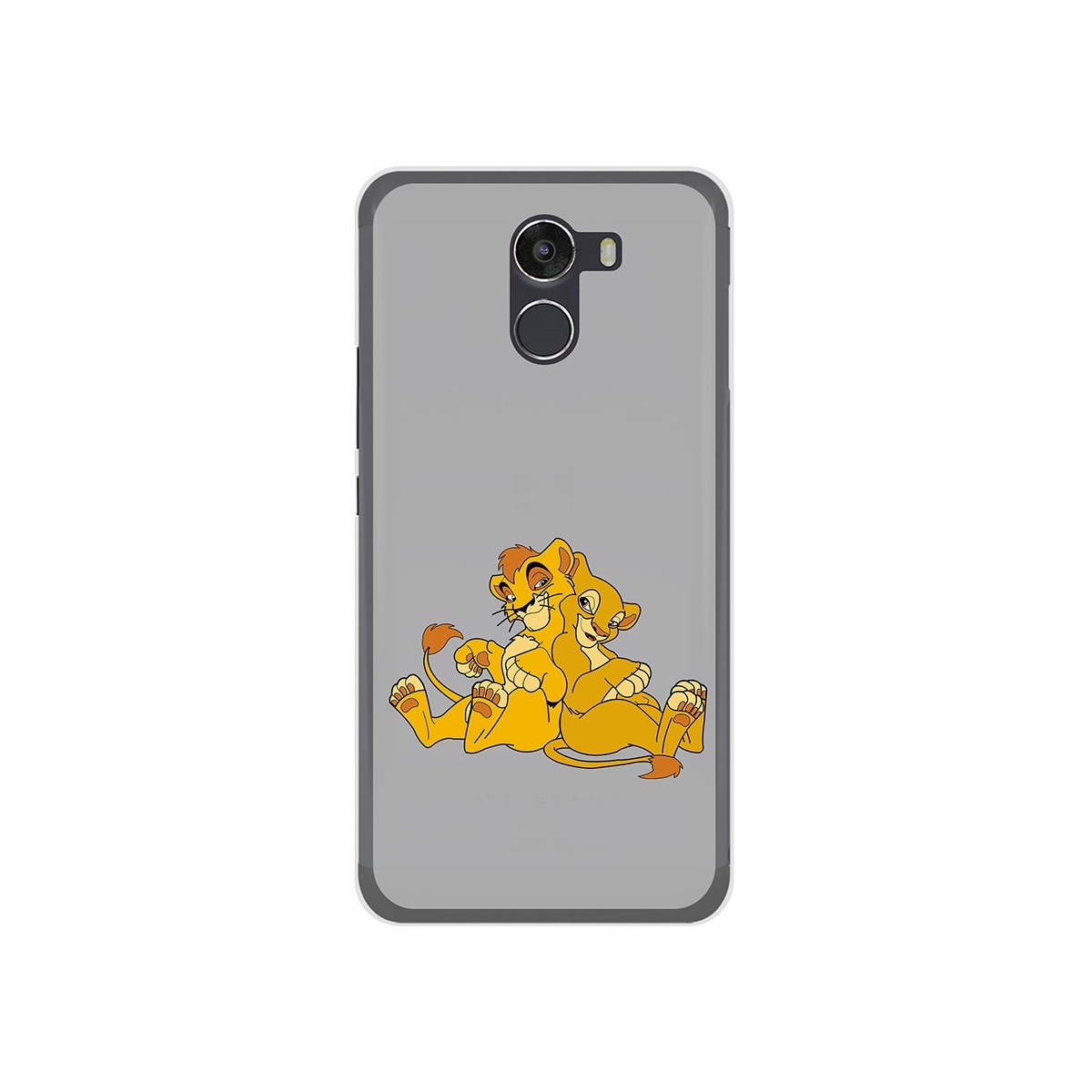 Funda Gel Tpu para Wileyfox Swift 2 Diseño Leones Dibujos