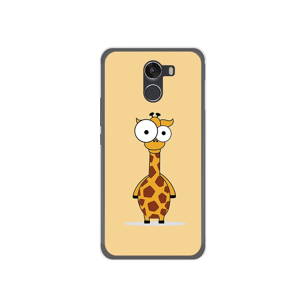 Funda Gel Tpu para Wileyfox Swift 2 Diseño Jirafa Dibujos