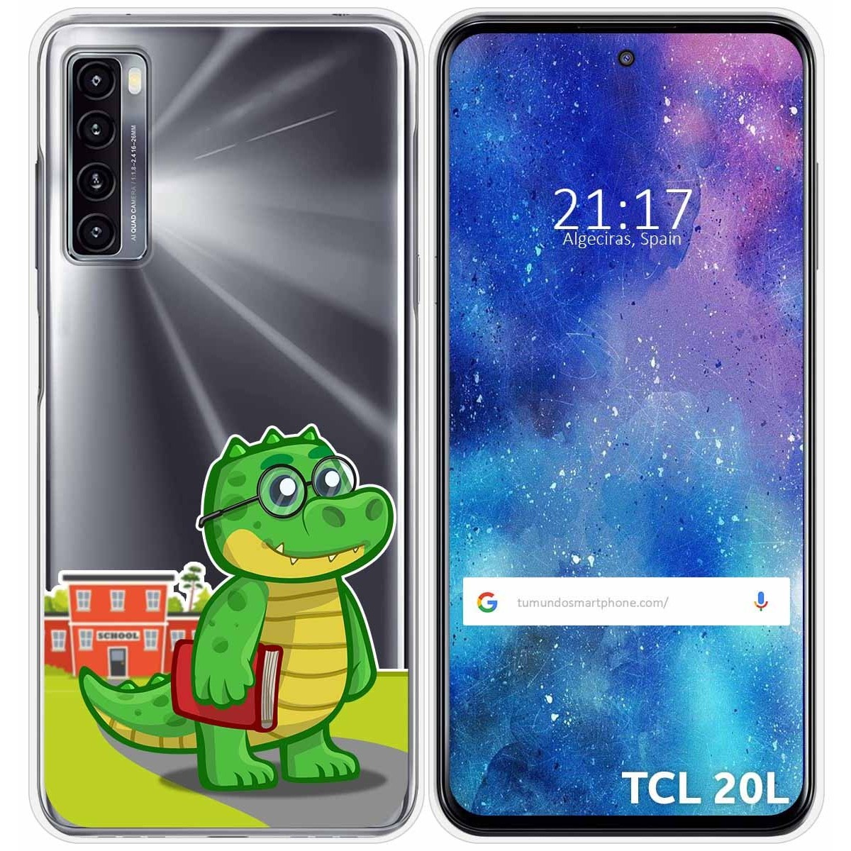 Funda Gel Transparente para TCL 20L / 20L+ diseño Coco Dibujos