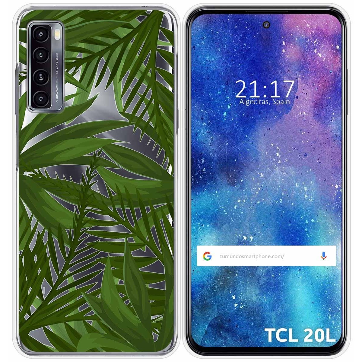 Funda Gel Transparente para TCL 20L / 20L+ diseño Jungla Dibujos