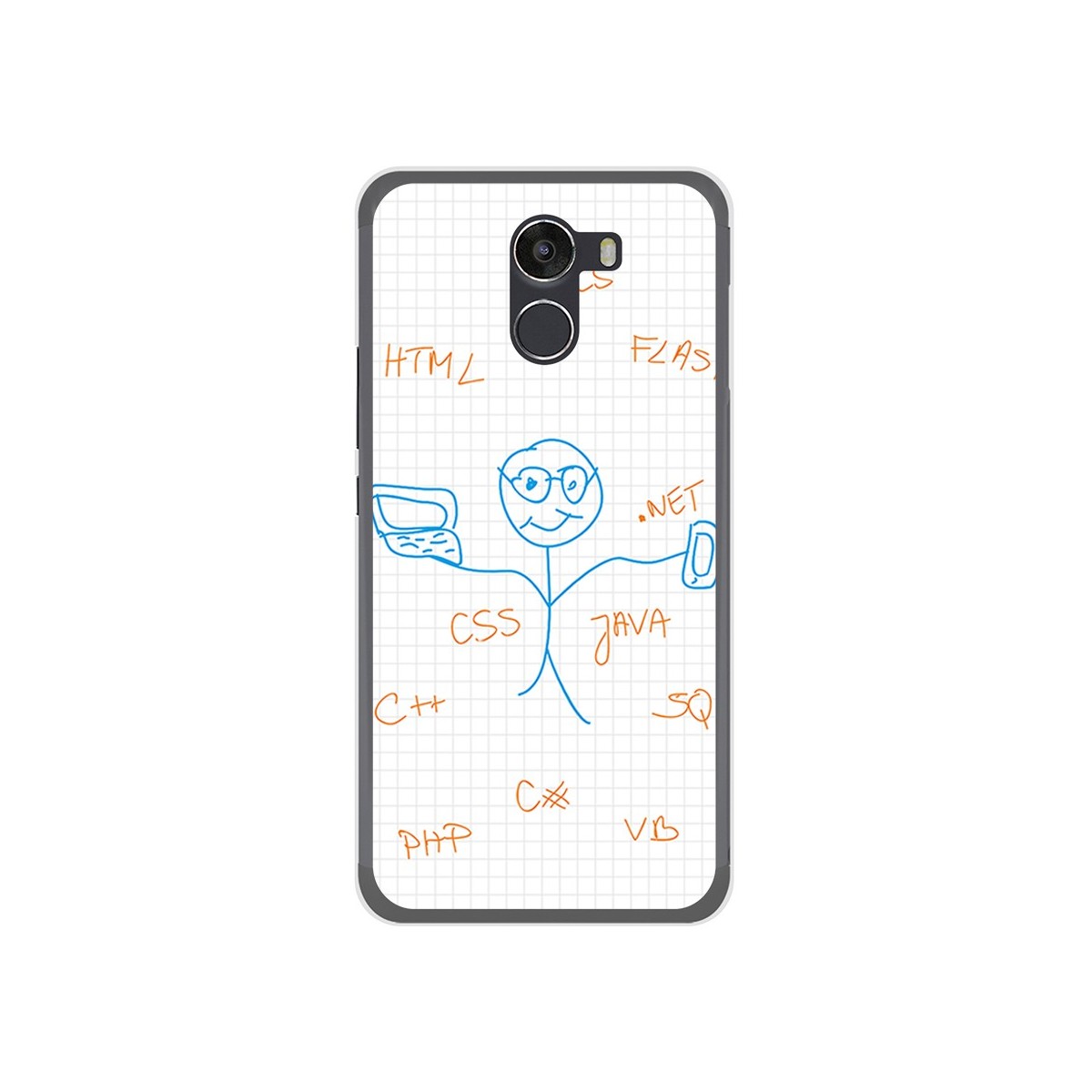 Funda Gel Tpu para Wileyfox Swift 2 Diseño Informatico Dibujos