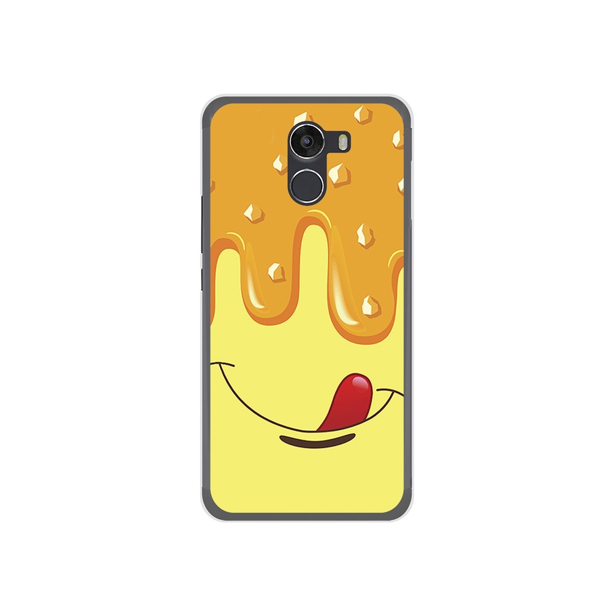 Funda Gel Tpu para Wileyfox Swift 2 Diseño Helado Vainilla Dibujos