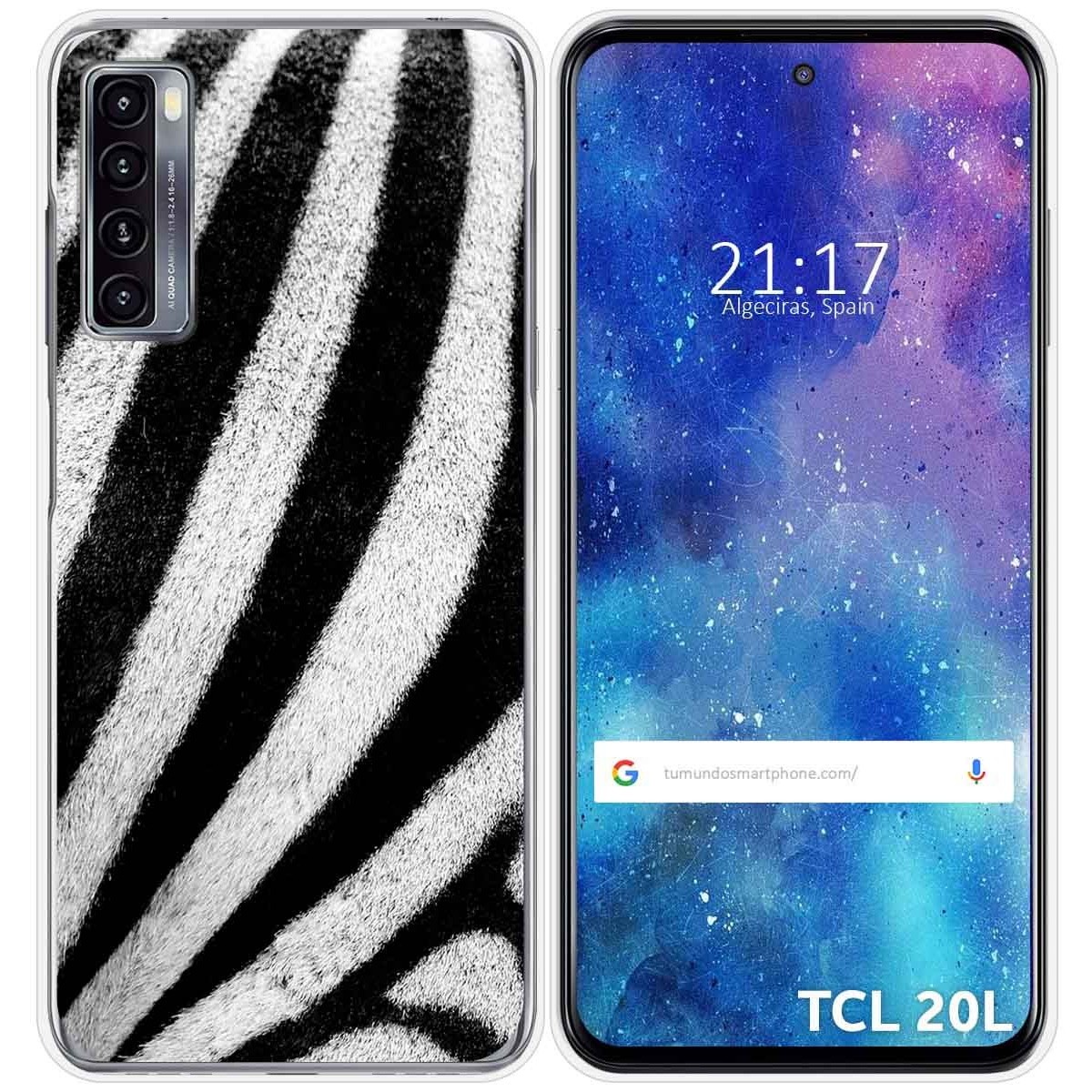 Funda Gel Tpu para TCL 20L / 20L+ diseño Animal 02 Dibujos
