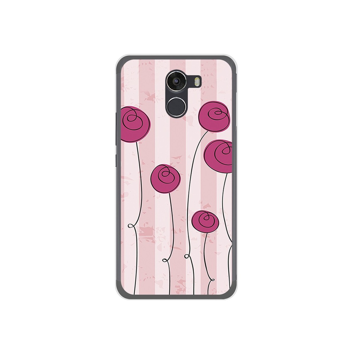 Funda Gel Tpu para Wileyfox Swift 2 Diseño Flores Vintage Dibujos