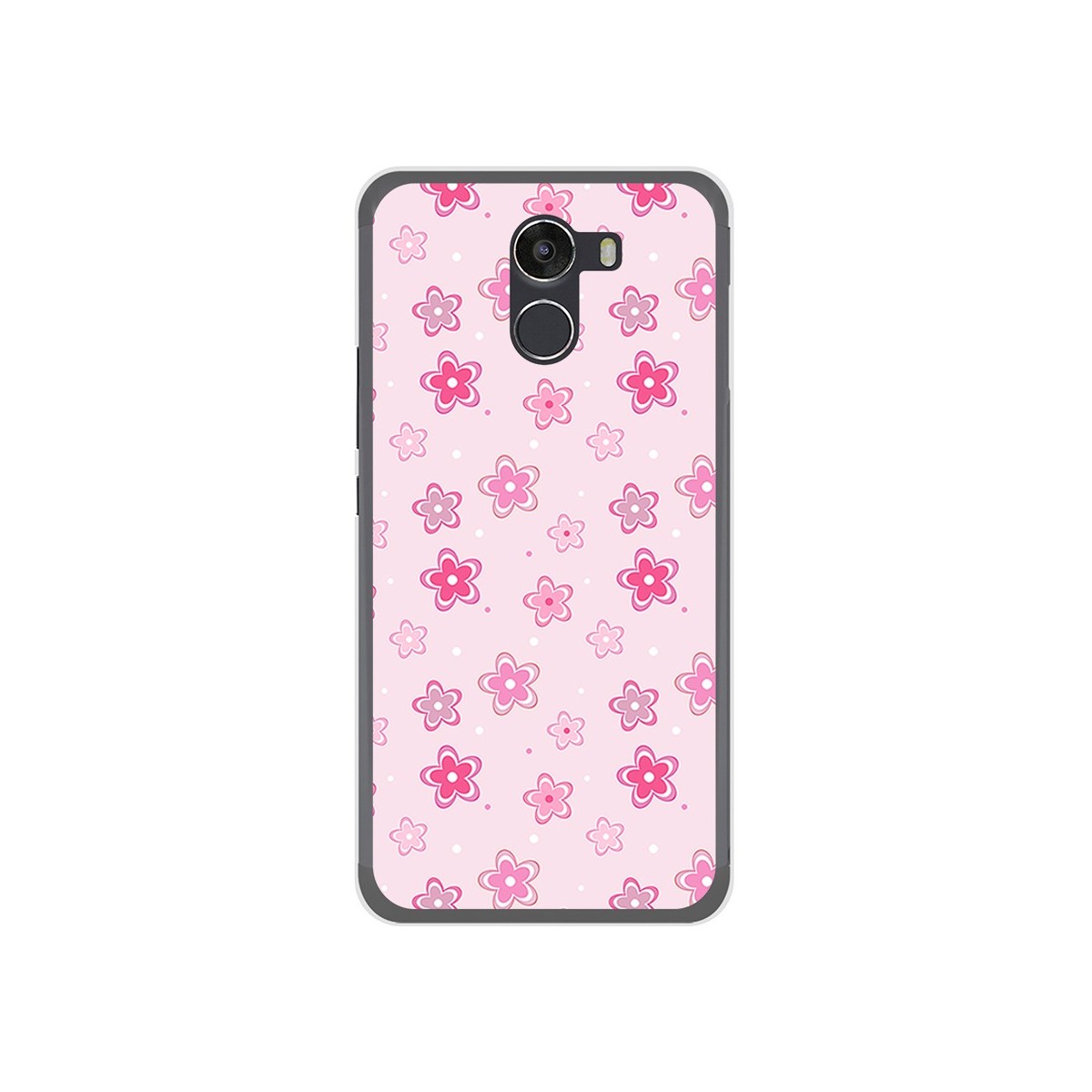 Funda Gel Tpu para Wileyfox Swift 2 Diseño Flores Dibujos