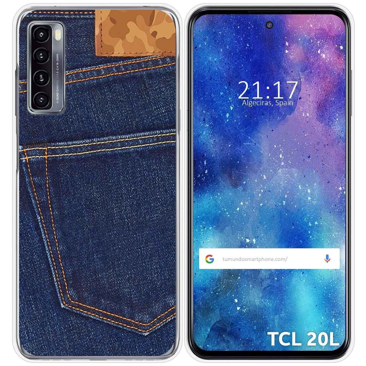 Funda Gel Tpu para TCL 20L / 20L+ diseño Vaquero Dibujos