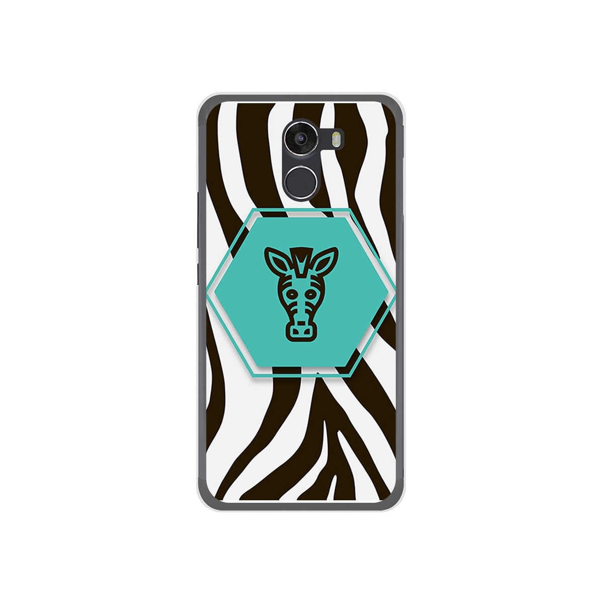 Funda Gel Tpu para Wileyfox Swift 2 Diseño Cebra Dibujos