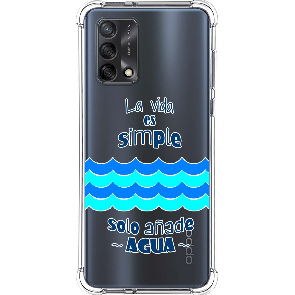 Funda Silicona Antigolpes para Vivo Y52 5G / Y72 5G diseño Agua Dibujos
