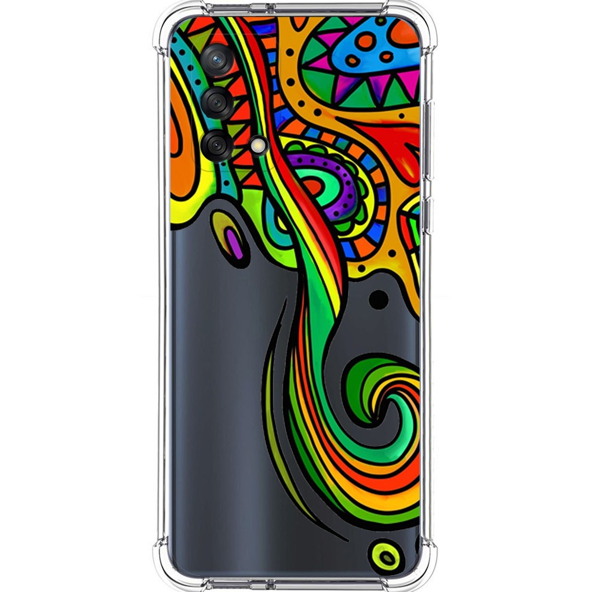 Funda Silicona Antigolpes para Vivo Y52 5G / Y72 5G diseño Colores Dibujos