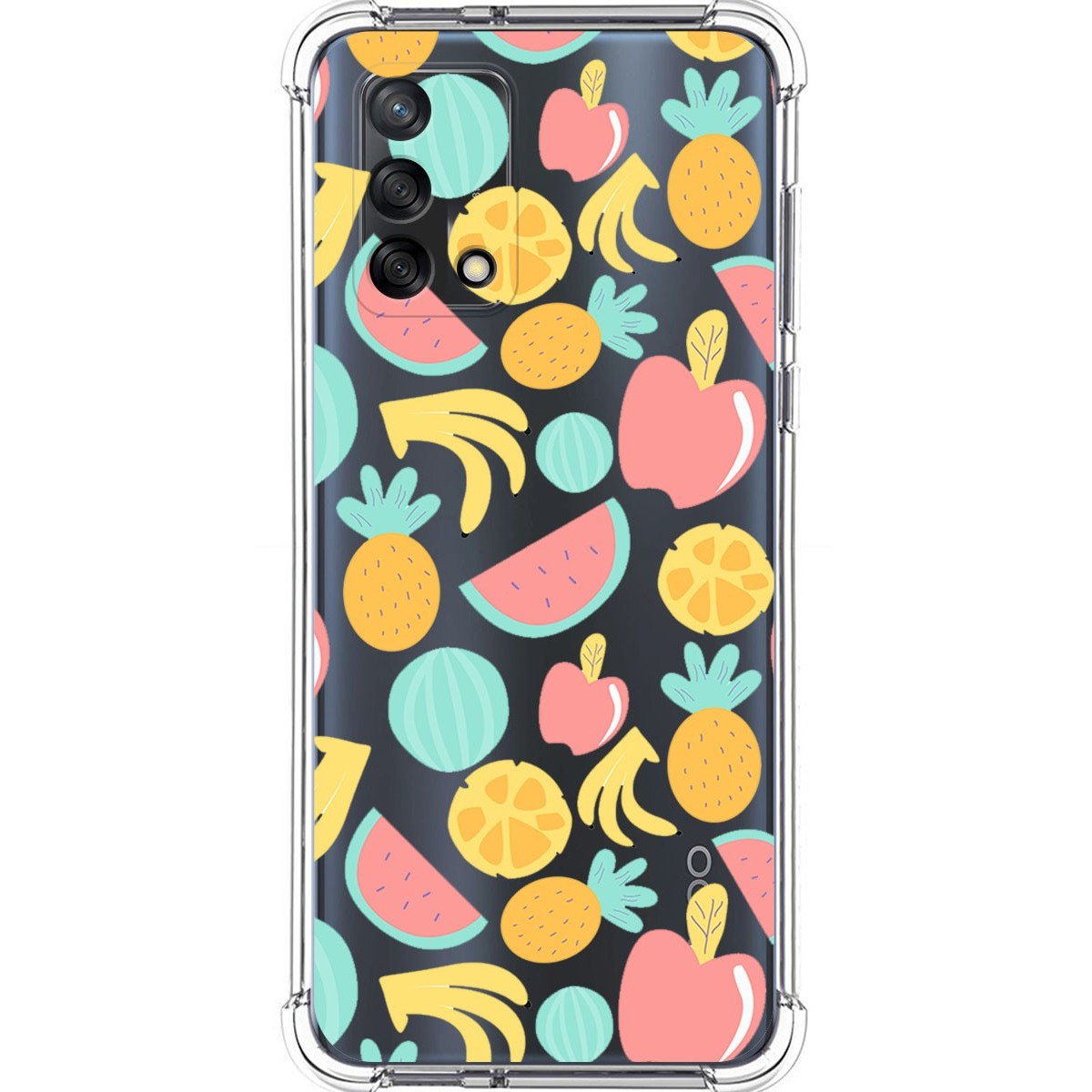 Funda Silicona Antigolpes para Vivo Y52 5G / Y72 5G diseño Frutas 02 Dibujos