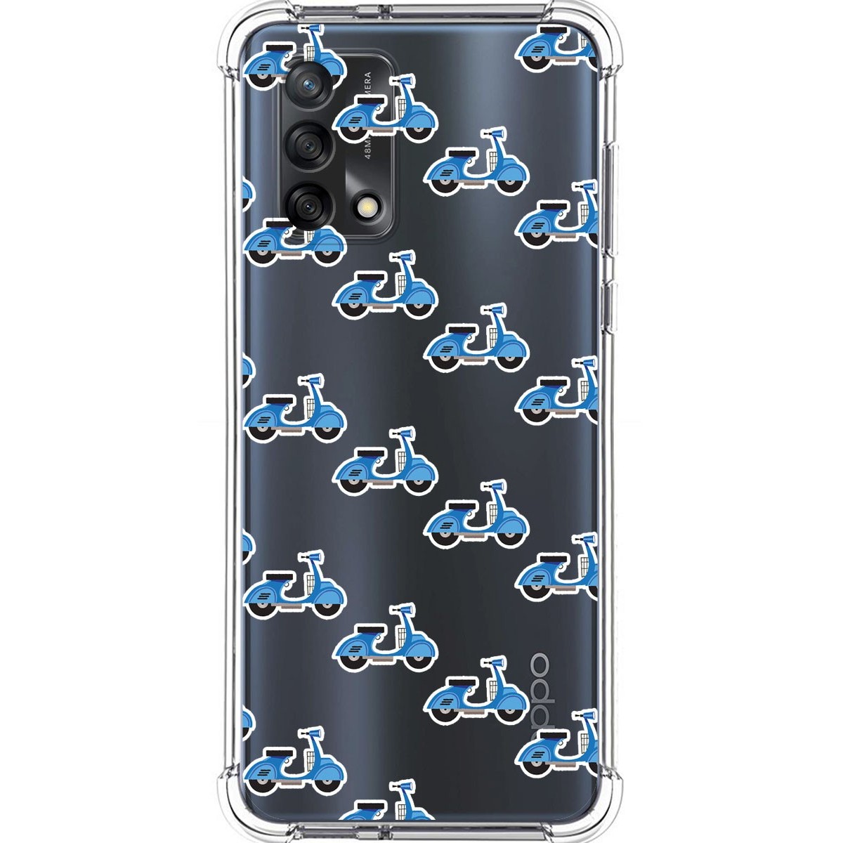 Funda Silicona Antigolpes para Vivo Y52 5G / Y72 5G diseño Scooter Dibujos