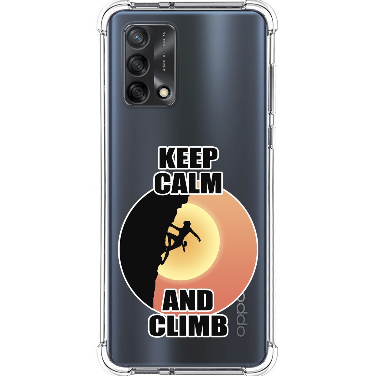 Funda Silicona Antigolpes para Vivo Y52 5G / Y72 5G diseño Mujer Escalada Dibujos